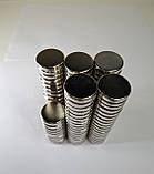 Магніт неодимовий шайба Neodymium N35 25мм/5мм сила 6кг, фото 3