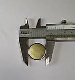 Магніт неодимовий шайба Neodymium N35 25мм/5мм сила 6кг, фото 7