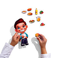 Гра на липучці Наведи лад в кімнаті та нагодуй Ваню Ubee ПСД271, фото 2