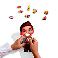 Гра на липучці Наведи лад в кімнаті та нагодуй Ваню Ubee ПСД271, фото 3