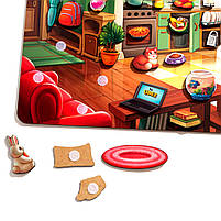 Гра на липучці Наведи лад в кімнаті та нагодуй Ваню Ubee ПСД271, фото 7