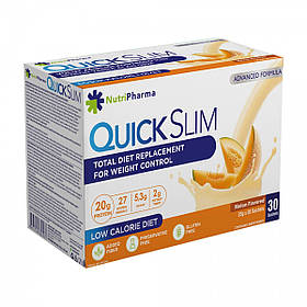 Коктейль Quick Slim Запашна диня, 30 саше по 23 г Лівеста