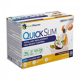 Коктейль Quick Slim Мікс екзотичних смаків, 30 саше по 23 г Лівеста