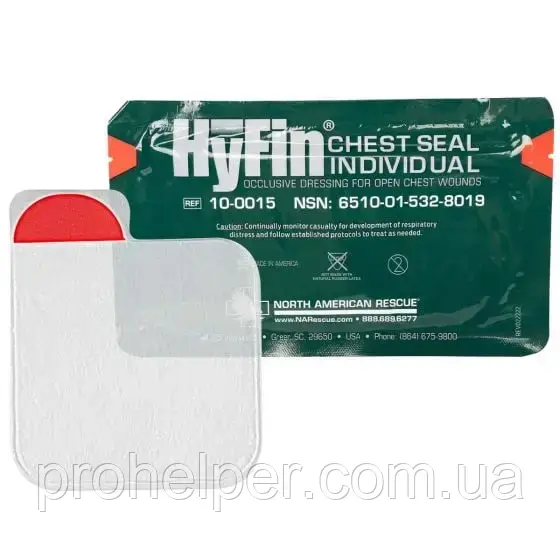 Оклюзійна наліпка HyFin Chest Seal Individual (невентильована)
