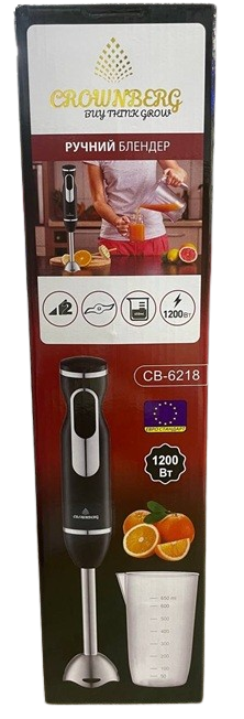 Блендер заглибний Crownberg СВ-6218 1200 Вт Лучшая цена