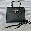 Шкіряна жіноча сумка Hermes Kelly 28 см, фото 5
