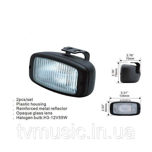 Протитуманні фари DLAA 7080 W, фото 1