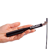 Скакалка швидкісна Кросфіт з підшипником і сталевим тросом з алюмінієвими ручками Zelart FI-7222 3 м, фото 3