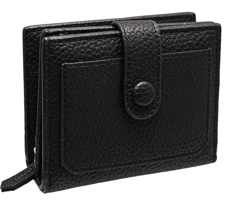 Жіноче портмоне на кнопці 16A7242 black.