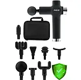 Перкусійний масажер пістолет для тіла 8 насадок Neo Sport 150100 Польща, фото 2