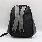 Міський рюкзак антизлодій c USB (45х30х10 см) Bobby, Сірий / Місткий рюкзак для ноутбука, фото 5