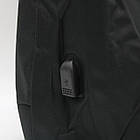 Міський рюкзак антизлодій c USB (45х30х10 см) Bobby, Чорний / Місткий рюкзак для ноутбука, фото 5