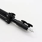 Штатив розкладний для кільцевої LED лампи 0,66-2 м / Штатив стійка тринога для кільцевих ламп та спалаху, фото 3