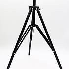 Штатив розкладний для кільцевої LED лампи 0,66-2 м / Штатив стійка тринога для кільцевих ламп та спалаху, фото 4