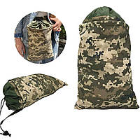 Тактический Итог для сброса магазина на системе Молли (32*25*20 см) Пиксель / Военная сумка с подкладкой