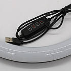 Кільцева лампа RGB 30 см, MJ 300 Soft Ring Light / Світлодіодна лампа / Лампа для блогерів, фото 7