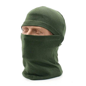 Балаклава маска трикотажна, Олива