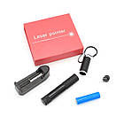 Потужна лазерна указка до 10км + насадка Green Laser YL-303, Зелена / Акумуляторний лазер зелений, фото 10