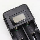 Зарядка для 18650 на 2 акумулятори від USB, НD-8991А / Зарядний пристрій для 2-х акумуляторних батарей, фото 6