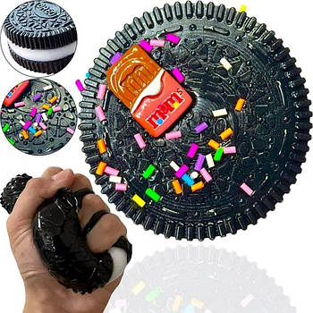 Антистрес "Oreo Cookie", 10.5см, сюрприз / Антистрес сквішик