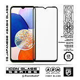 Захисне скло Armorstandart Icon для Samsung Galaxy A14 SM-A145 Black (ARM66210) 0,3 мм, олеофобне покриття, фото 2