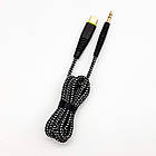 Кабель AUX 12м (Jack 35+USB Type-C), Budi DC150TXA12B / Провід для навушників, фото 3