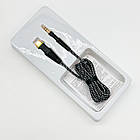 Кабель AUX 12м (Jack 35+USB Type-C), Budi DC150TXA12B / Провід для навушників, фото 7