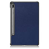 Чохол-книжка BeCover Smart для Samsung Galaxy Tab S7 SM-T870/SM-T875/Tab S8 SM-X700/SM-X706 Deep Blue, штучна шкіра, магніт, фото 2