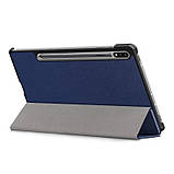 Чохол-книжка BeCover Smart для Samsung Galaxy Tab S7 SM-T870/SM-T875/Tab S8 SM-X700/SM-X706 Deep Blue, штучна шкіра, магніт, фото 3