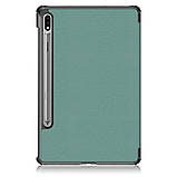 Чохол-книжка BeCover Smart для Samsung Galaxy Tab S7 SM-T870/SM-T875/Tab S8 SM-X700/SM-X706 Dark Green, с подставкой, фото 2