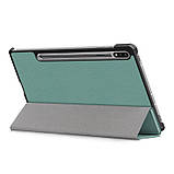 Чохол-книжка BeCover Smart для Samsung Galaxy Tab S7 SM-T870/SM-T875/Tab S8 SM-X700/SM-X706 Dark Green, с подставкой, фото 3
