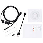 Ендоскоп міні камера для смартфона, 3,5м / Ендоскопічна гнучка USB-камера / Бороскоп, фото 2