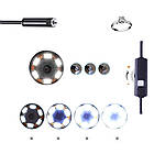 Ендоскоп міні камера для смартфона, 3,5м / Ендоскопічна гнучка USB-камера / Бороскоп, фото 3