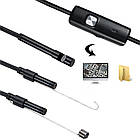 Ендоскоп міні камера для смартфона, 3,5м / Ендоскопічна гнучка USB-камера / Бороскоп, фото 6