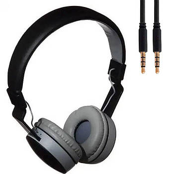 Дротові/бездротові навушники MS TV-1A з USB та AUX / Бездротові накладні навушники