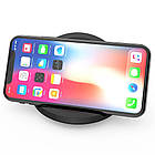 Бездротова зарядка Budi WL3200TB 15W / Зарядний пристрій 2-в-1: Бездротова QI та провідна зарядка, фото 4