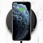 Бездротова зарядка Budi WL3200TB 15W / Зарядний пристрій 2-в-1: Бездротова QI та провідна зарядка, фото 10