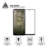 Захисне скло Armorstandart Pro для Nokia C31 Black (ARM64946) з олеофобним покриттям, товщина 0,3 мм, фото 2