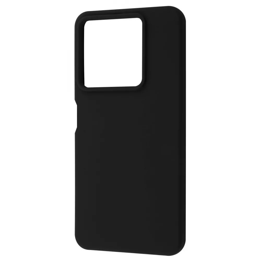 Чохол-накладка Wave Full Silicone Cover для Xiaomi Redmi Note 13 5G Black, soft-touch, мікрофібра, фото 1