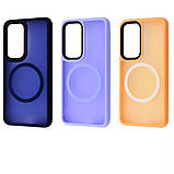 Чохол-накладка Wave Matte Insane Case with Magnetic Ring для Samsung Galaxy S24 Plus SM-S926 Midnight Blue, полікарбонат, силікон, фото 2