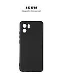 Чохол-накладка Armorstandart Icon для Xiaomi Redmi A1 Camera cover Black (ARM62838) силікон, мікрофібра, фото 3