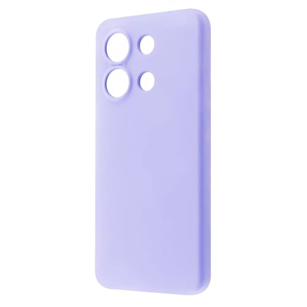 Чохол-накладка Wave Full Silicone Cover для Xiaomi Redmi Note 13 4G Light Purple, преміальний силікон, soft-touch, фото 1