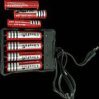 Акумулятор 18650, Ultra Fire, 6800 mAh (~800mAh), 3,7V, Червоний / Акумуляторна батарея, фото 4