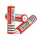 Акумулятор 18650, Ultra Fire, 6800 mAh (~800mAh), 3,7V, Червоний / Акумуляторна батарея, фото 6