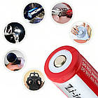 Акумулятор 18650, Ultra Fire, 6800 mAh (~800mAh), 3,7V, Червоний / Акумуляторна батарея, фото 7