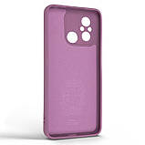 Чохол-накладка Armorstandart Icon Ring для Xiaomi Redmi 12C Грейп (ARM68796), магнітне кільце-тримач, бордовий, фото 2