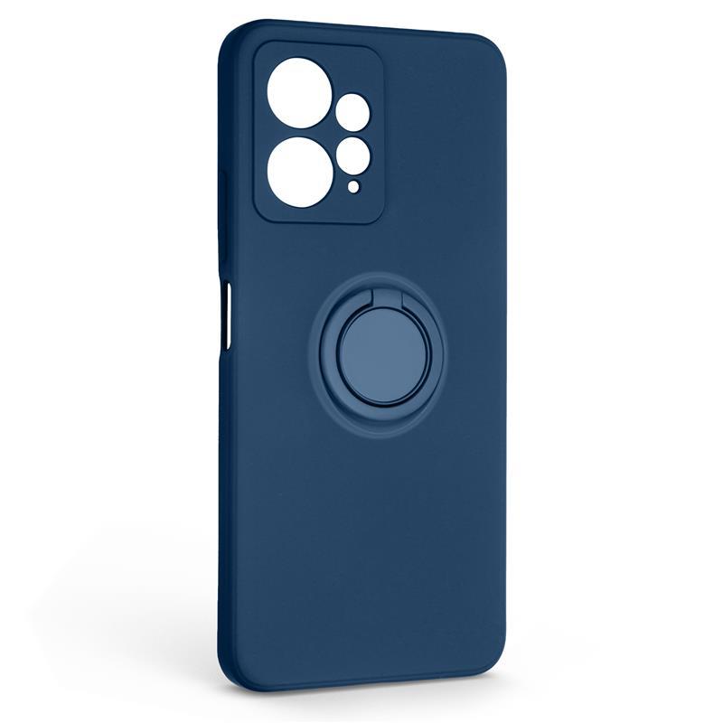 Чохол-накладка Armorstandart Icon Ring для Xiaomi Redmi Note 12 4G Blue (ARM68805) з магнітним кільцем-тримачем, фото 1