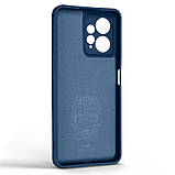 Чохол-накладка Armorstandart Icon Ring для Xiaomi Redmi Note 12 4G Blue (ARM68805) з магнітним кільцем-тримачем, фото 2