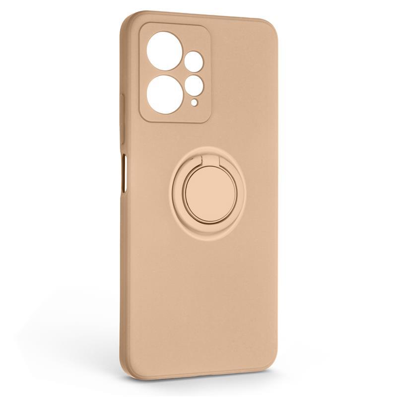 Чохол-накладка Armorstandart Icon Ring для Xiaomi Redmi Note 12 4G Pink Sand (ARM68806) магнітне кільце-тримач, фото 1