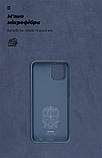 Чохол-накладка Armorstandart Icon для Samsung Galaxy A03 SM-A035 Dark Blue (ARM60876) силікон, мікрофібра, фото 4